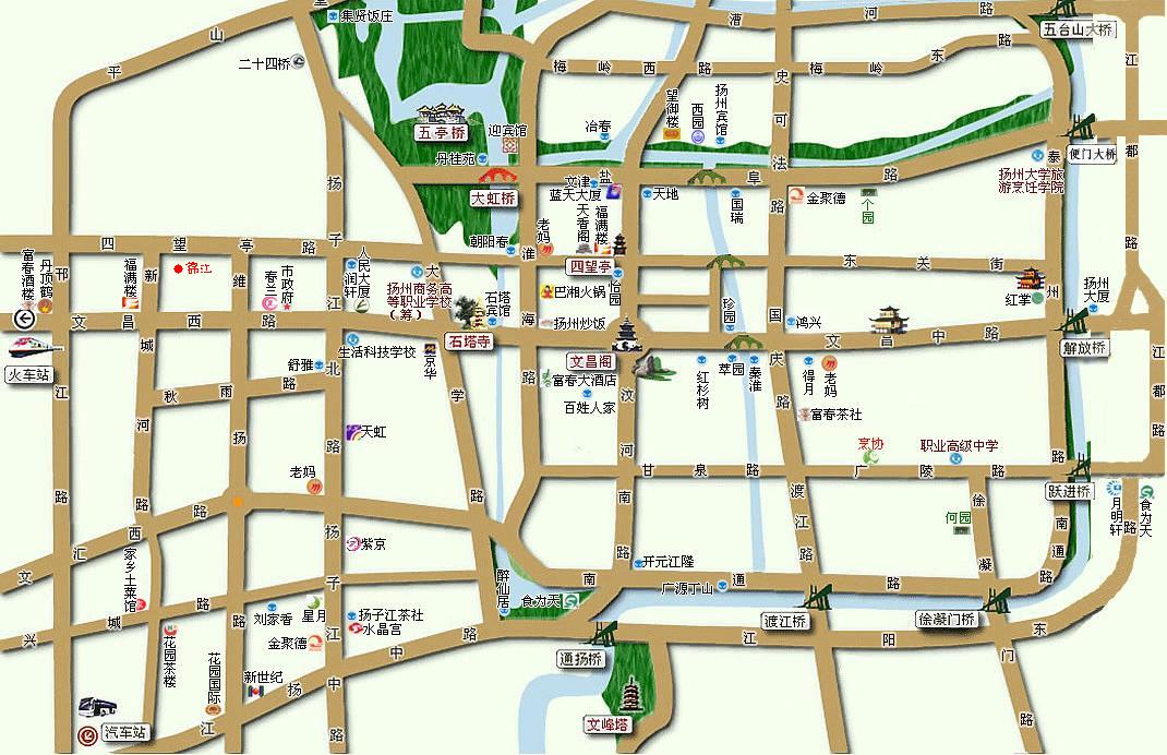 Yangzhou Map